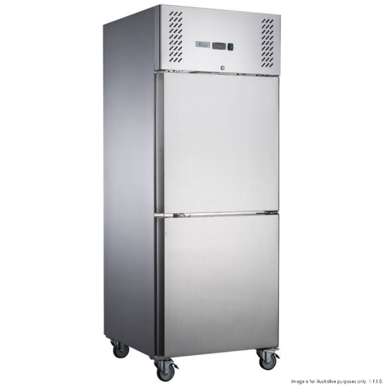 CLEARANCE - FED-X S/S Two Door Upright Freezer XURF650S1V-NSW1734