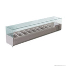 FED-X Flat Glass Salad Bench XVRX2000/380