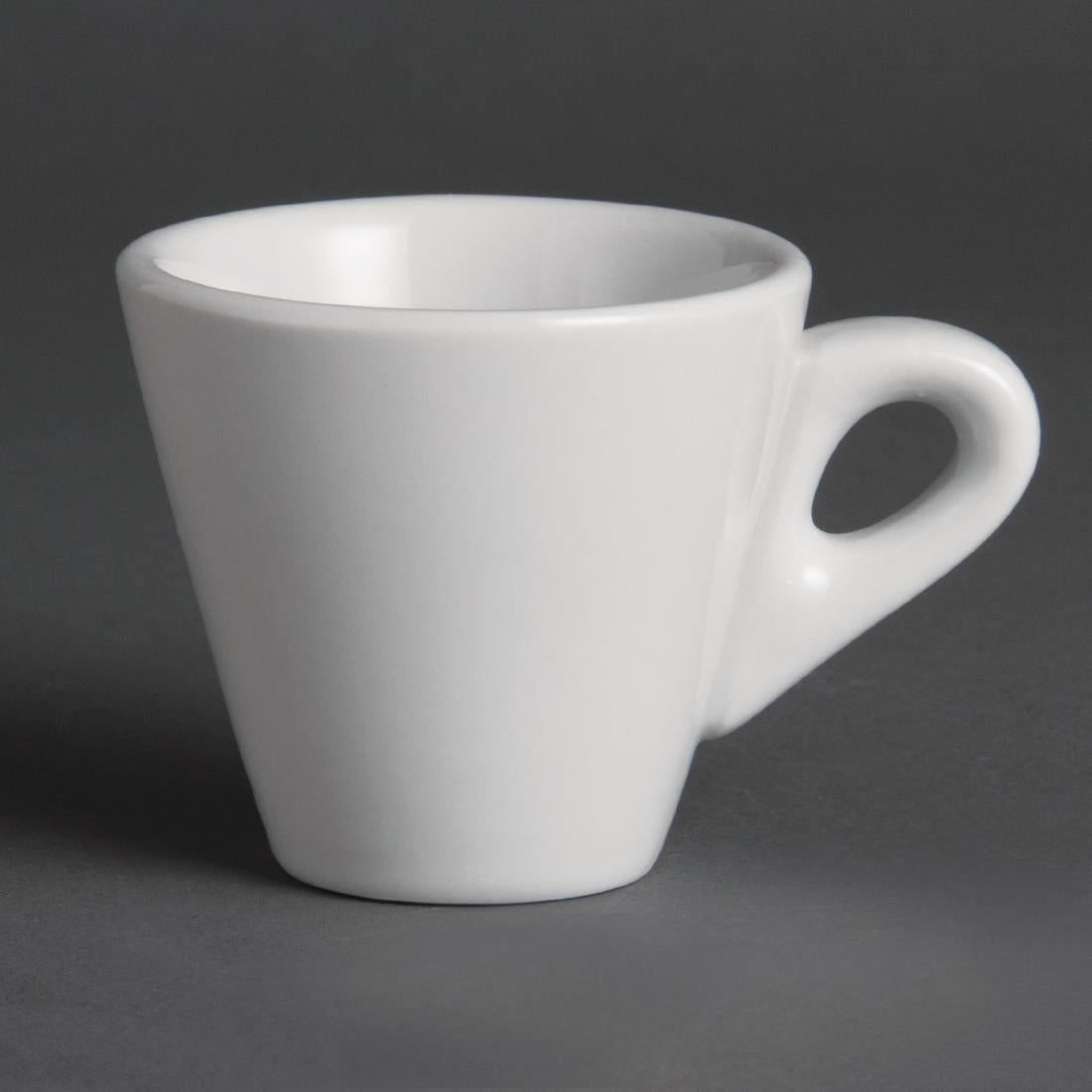 Olympia Whiteware Conical Espresso Cups 60ml (12 Pack) - Y111