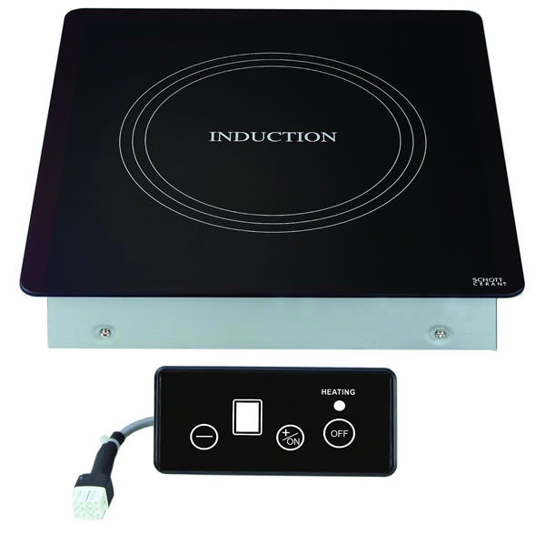 Yellow Induction 2500watt Drop In Unit with Remote Control 360mm x 280mm x 100mm 15amp plug - Y2500AD