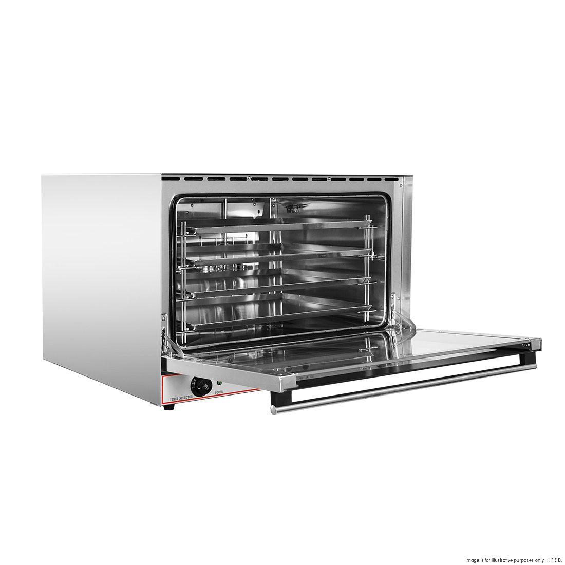 ConvectMAX Heavy Duty Stainless Steel Convection Oven W/ Press Button Steam YXD-8AE