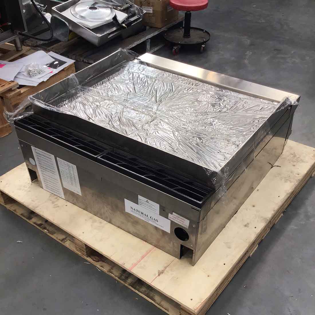 CLEARANCE - Fagor 900 series natural gas mild steel 2 zone fry top FTG9-10L