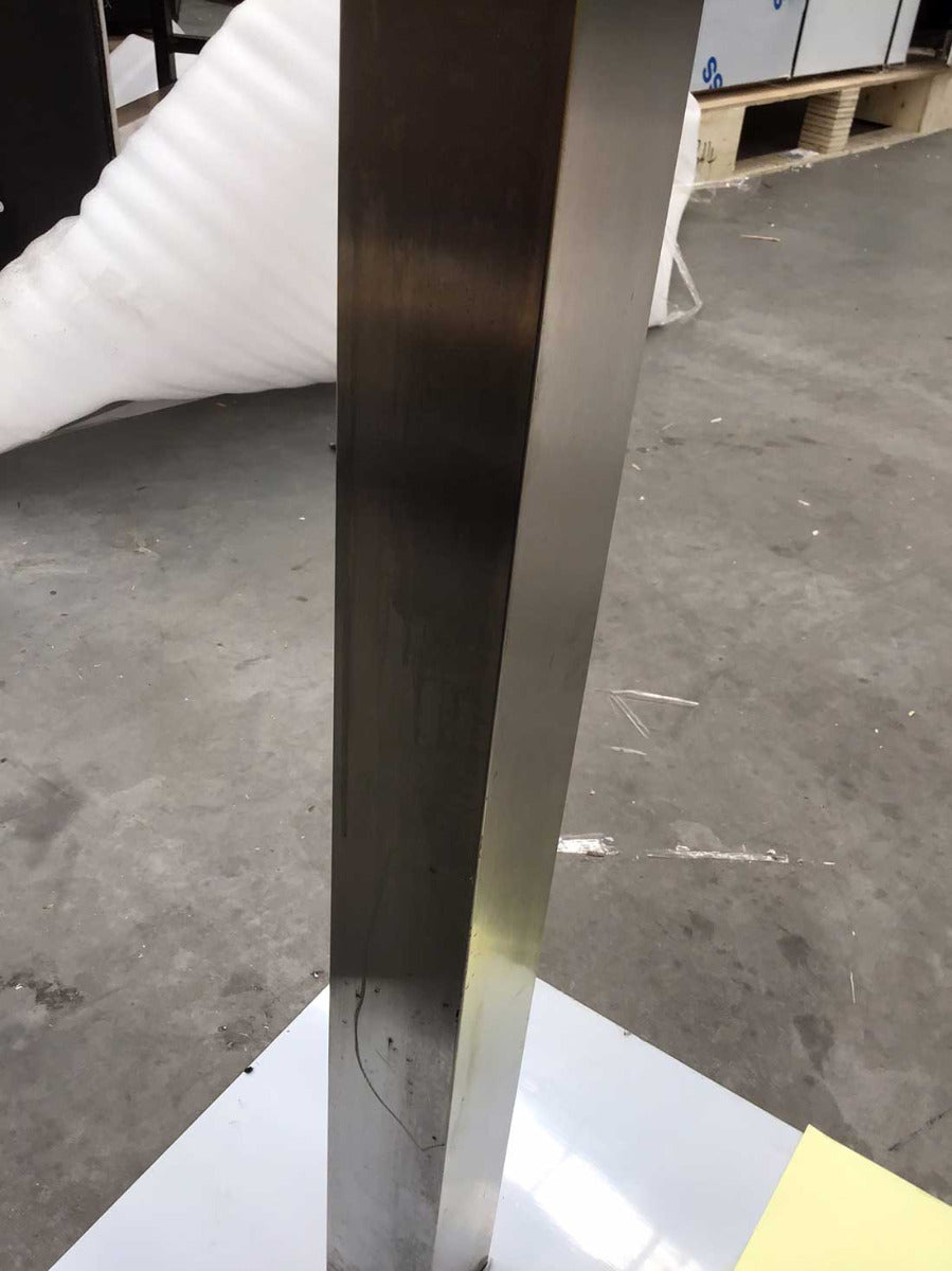 CLEARANCE - Rectangle Stainless Steel Table Base 1000H 8003-3-1000