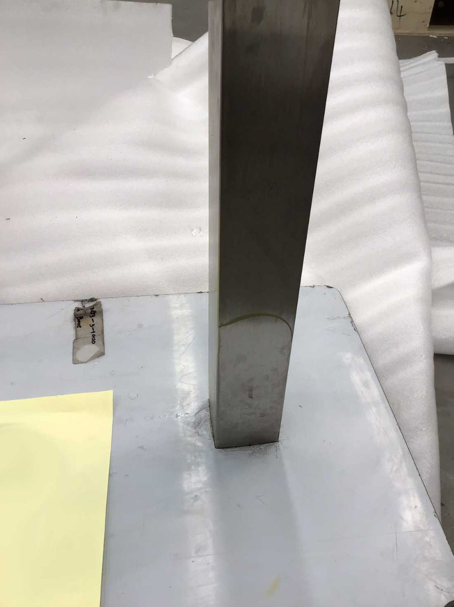 CLEARANCE - Rectangle Stainless Steel Table Base 1000H 8003-3-1000 NSW1278