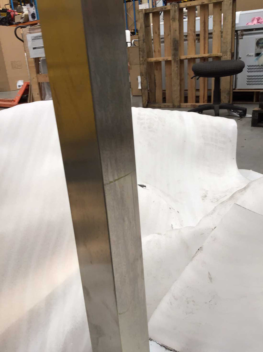 CLEARANCE - Rectangle Stainless Steel Table Base 1000H 8003-3-1000 NSW1278
