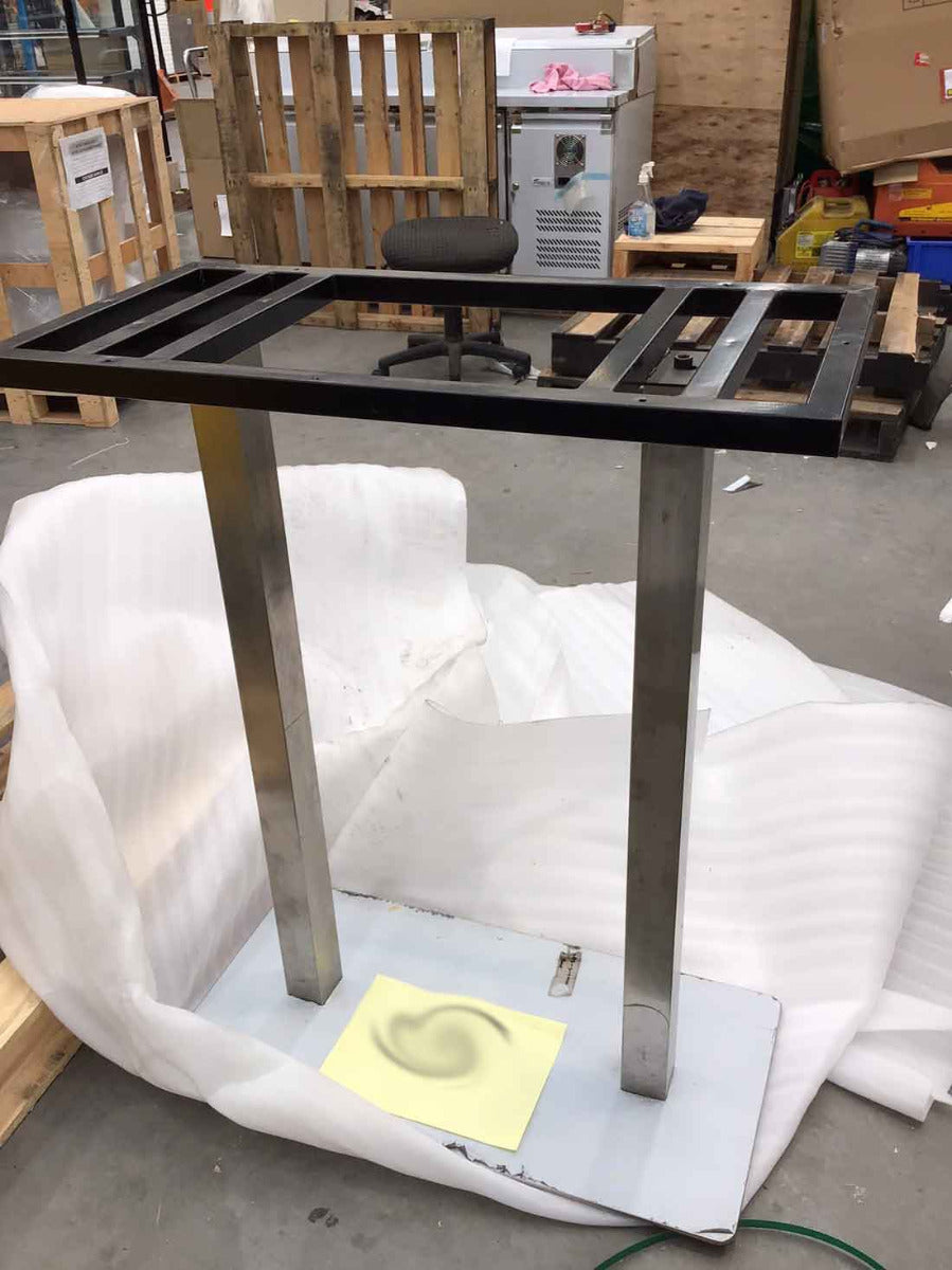 CLEARANCE - Rectangle Stainless Steel Table Base 1000H 8003-3-1000 NSW1278