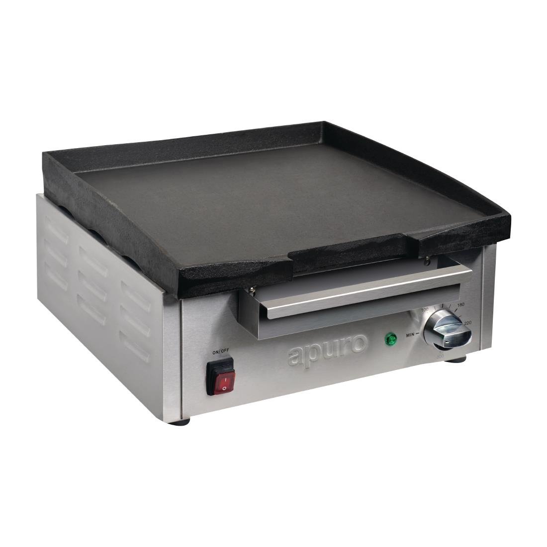 Apuro Large Countertop Cast Iron Griddle - DC901-A