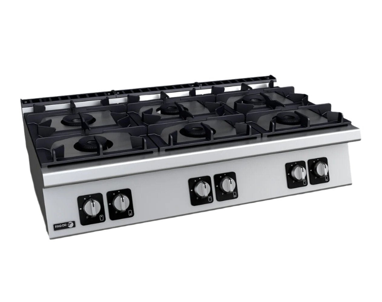 Fagor 700 Series CG7-H Natural Gas Burner SS Boiling Top - 4 or 6 Burner