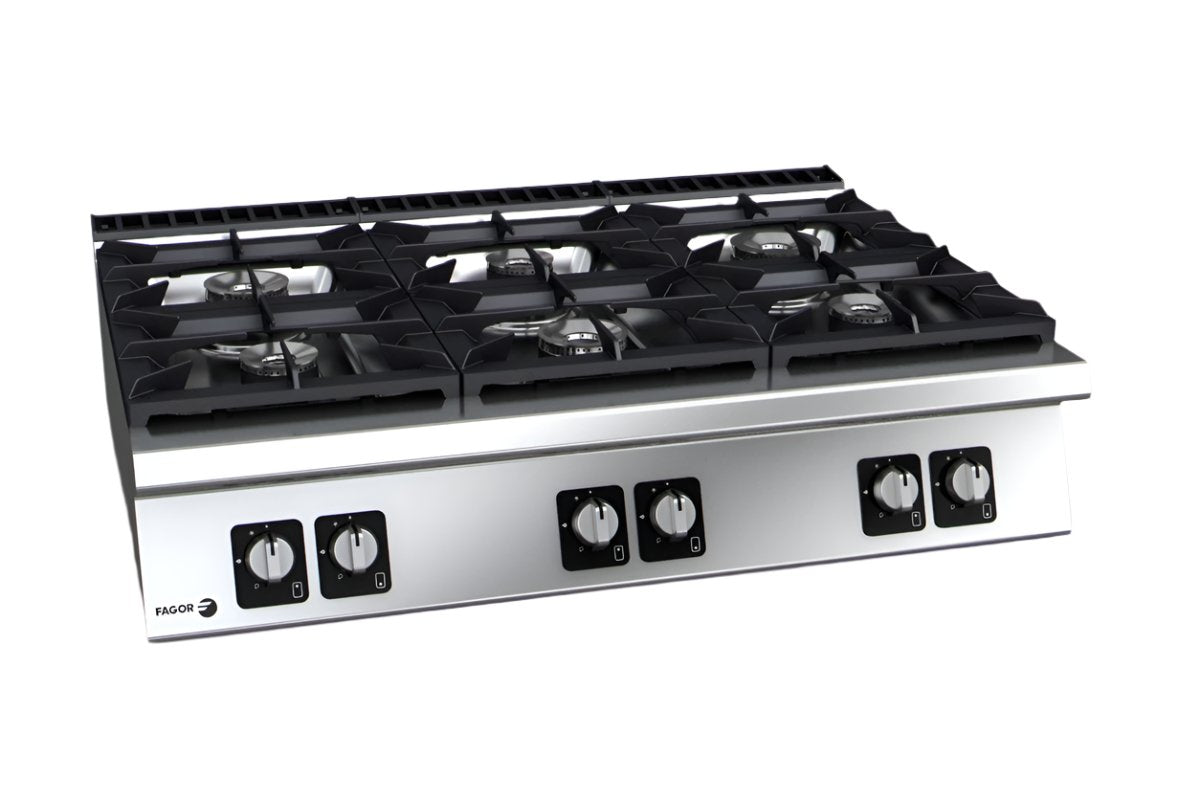 Fagor Kore 700-900 Series C-GH Bench Top Gas Burner - 4 or 6 Burner