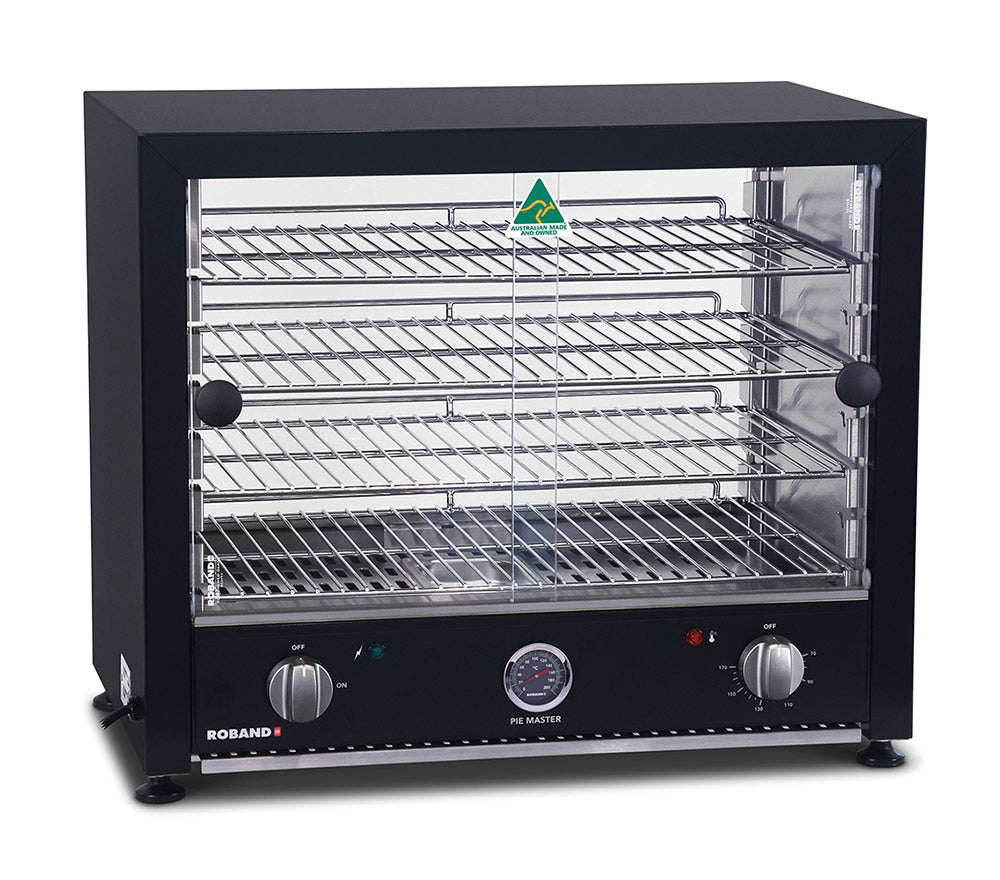 Roband Black Pie Master Pie & Food Warmer - 50 Pies - PMB50L