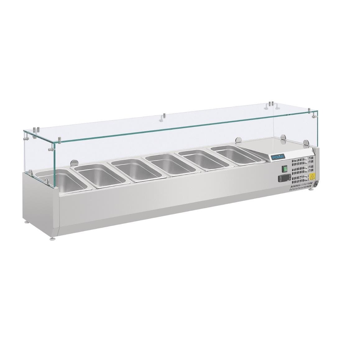Polar G-Series Countertop Prep Fridge 6x 1/4GN - AB090-A