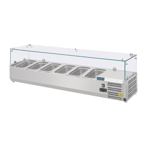 Polar G-Series Countertop Prep Fridge 6x 1/4GN - AB090-A