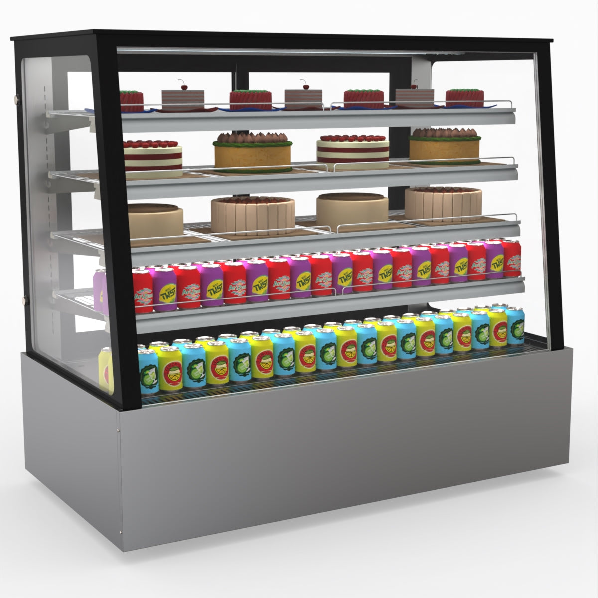 CLEARANCE - Bonvue Deluxe Chilled Display Cabinet SLP850C 1500x800x1350
