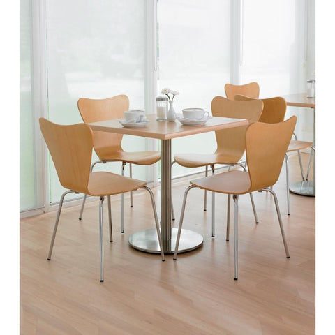 Bolero Stainless Steel Round Table Base - U552