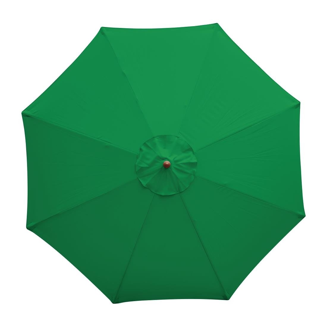 Bolero Round Outdoor Umbrella 3m Diameter Green - CB515