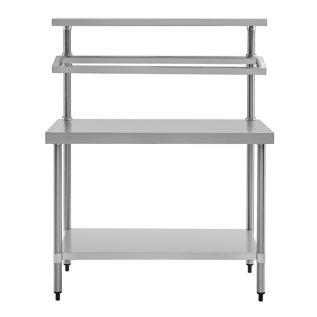 Vogue Stainless Steel Prep Station with Gantry 1200mm - CB908