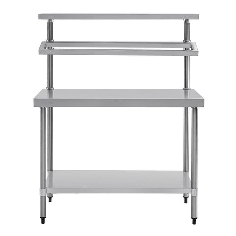 Vogue Stainless Steel Prep Station with Gantry 1200mm - CB908