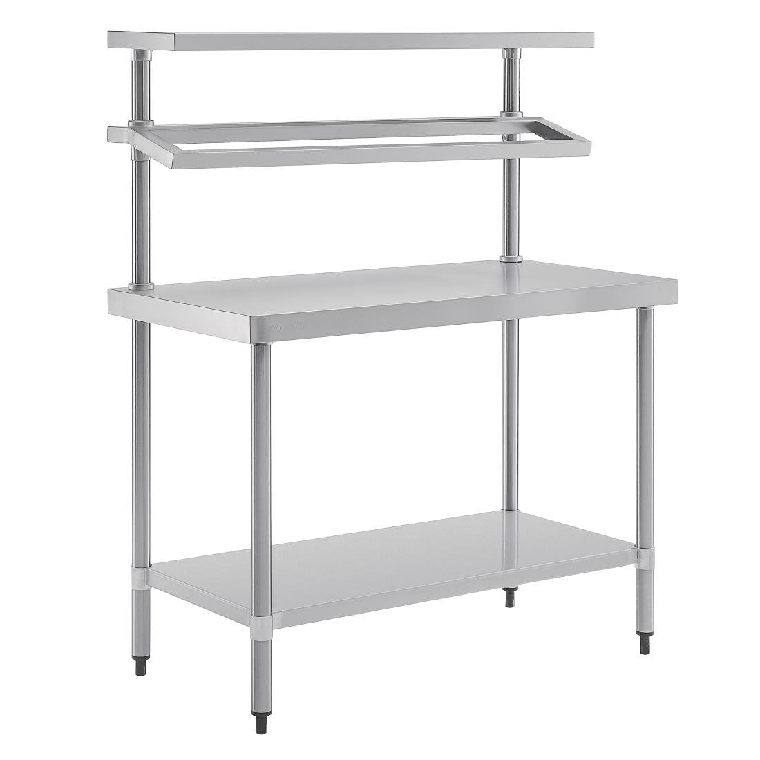 Vogue Stainless Steel Prep Station with Gantry 1200mm - CB908