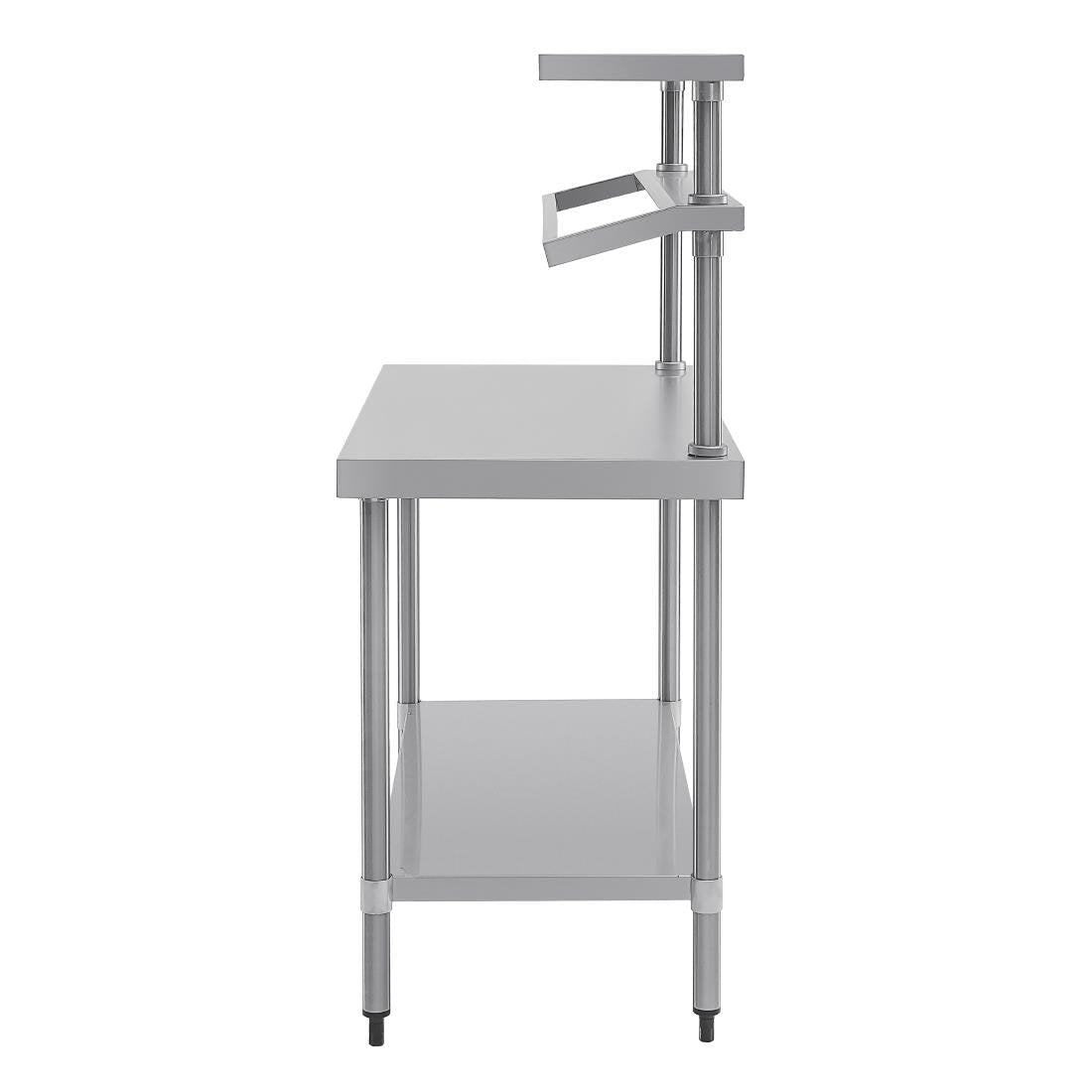 Vogue Stainless Steel Prep Station with Gantry 1200mm - CB908