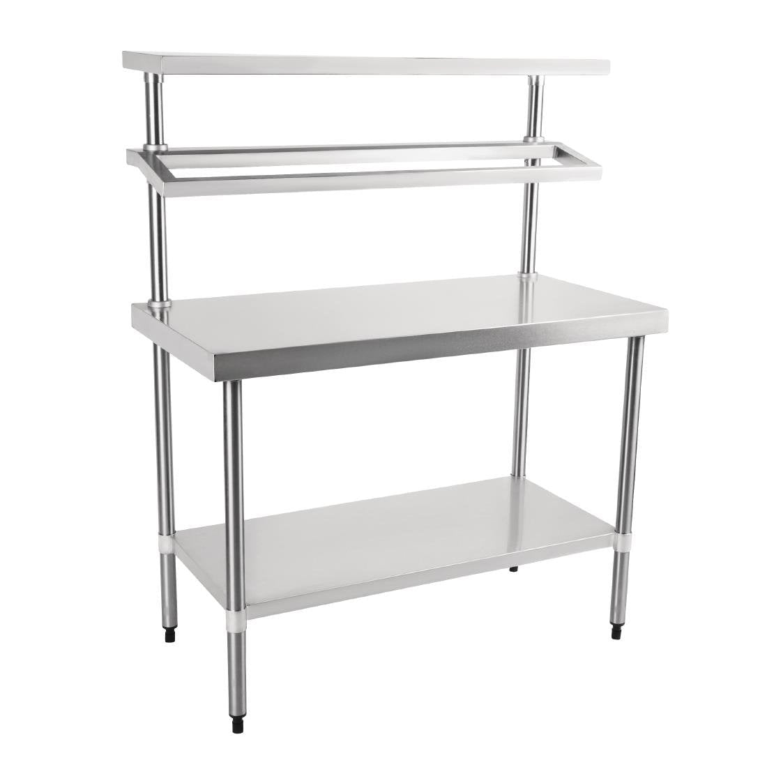 Vogue Stainless Steel Prep Station with Gantry 1200mm - CB908