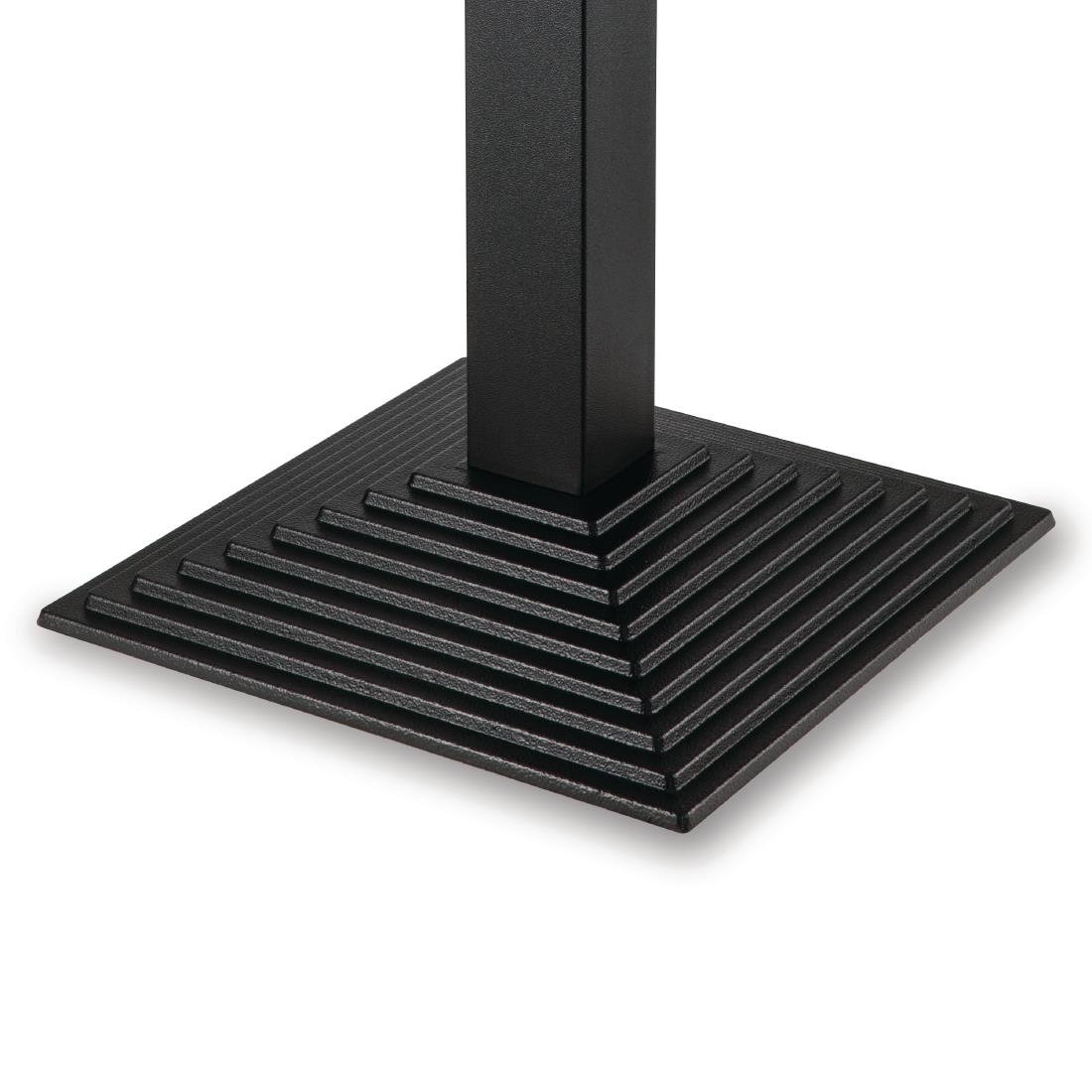 Bolero Cast Iron Step Square Table Base - CE153