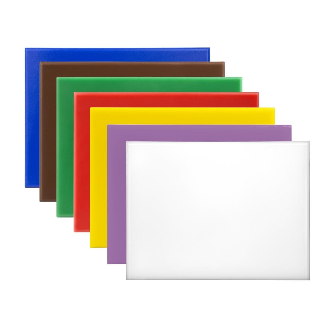 Hygiplas High Density Set of 7 Chopping Board Set - 229x305x12mm - CH050