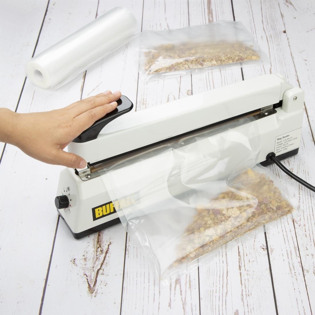 Vogue Vacuum Smooth Bag Roll 280mm Twin Pack - CK323