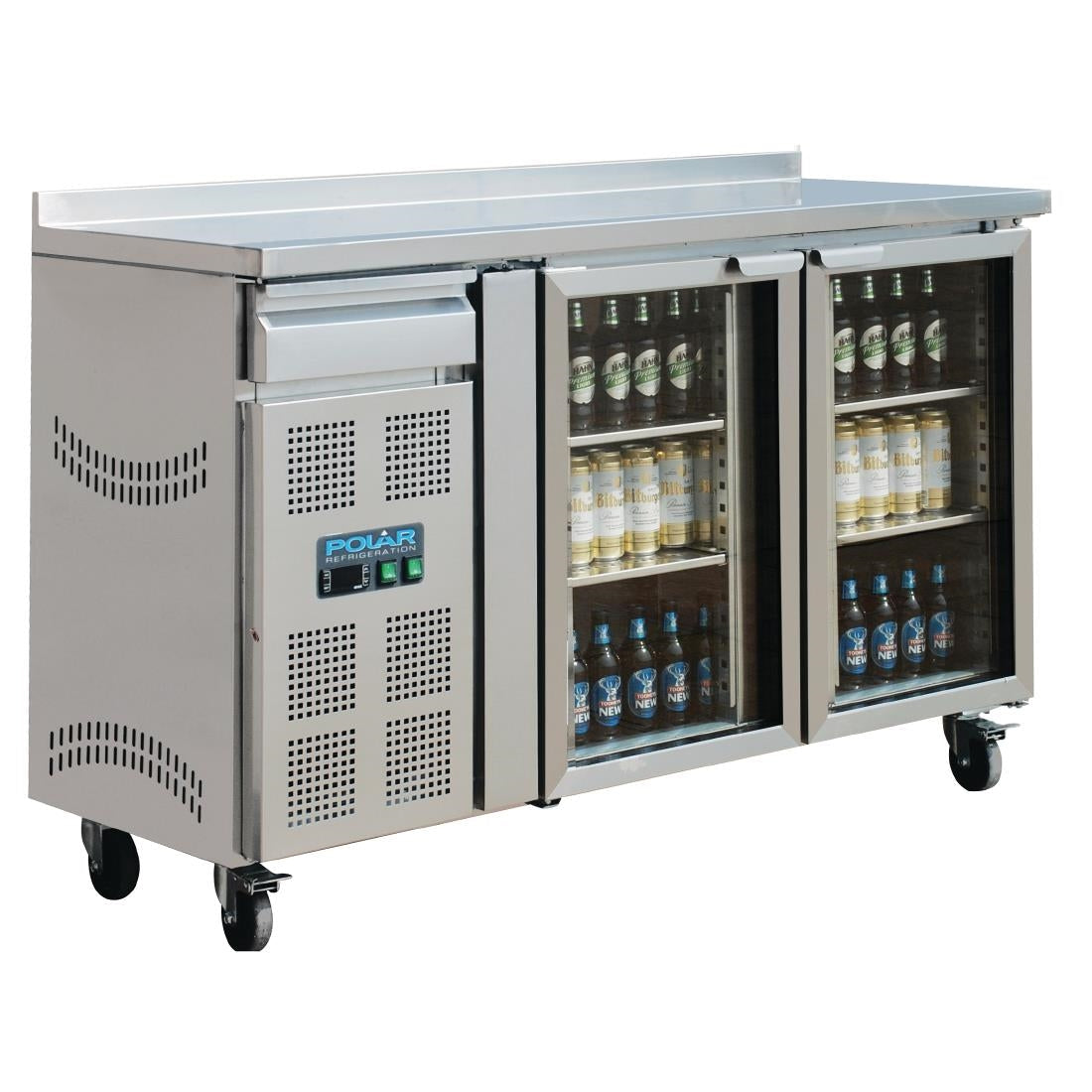 Polar U-Series 2 Door Premium Bar Fridge 366Ltr - CK490-A