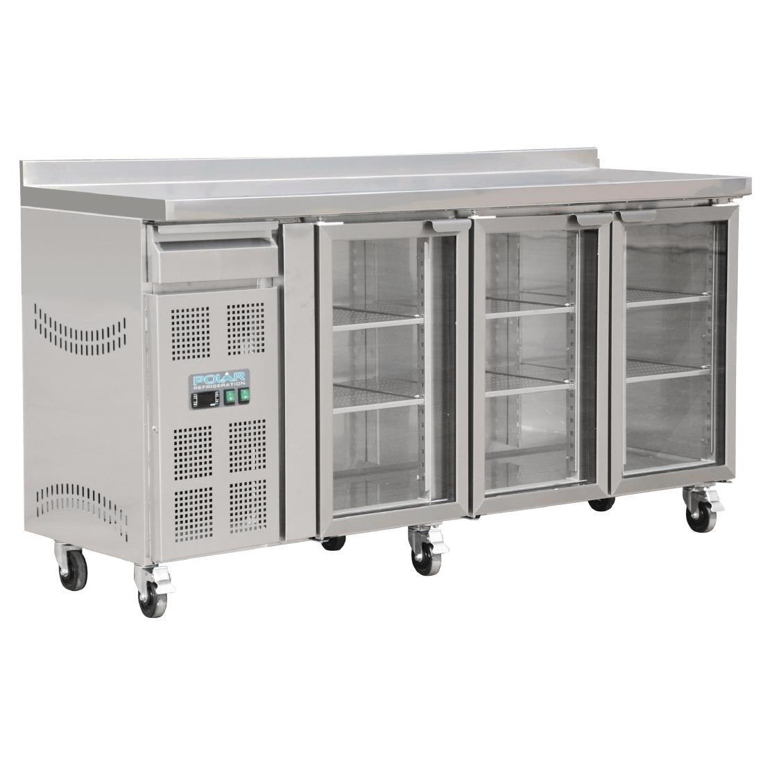 Polar U-Series 3 Door Premium Bar Fridge 543Ltr - CK491-A