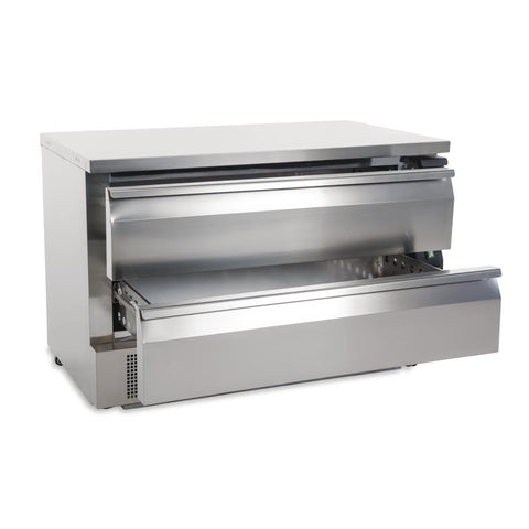 Polar U-Series 2 Drawer Counter Fridge Freezer 6xGN - DA997-A