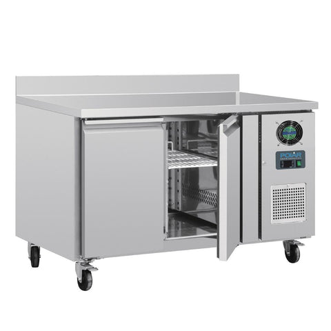 Polar U-Series 2 Door Counter Freezer with Upstand 282Ltr - DL916-A
