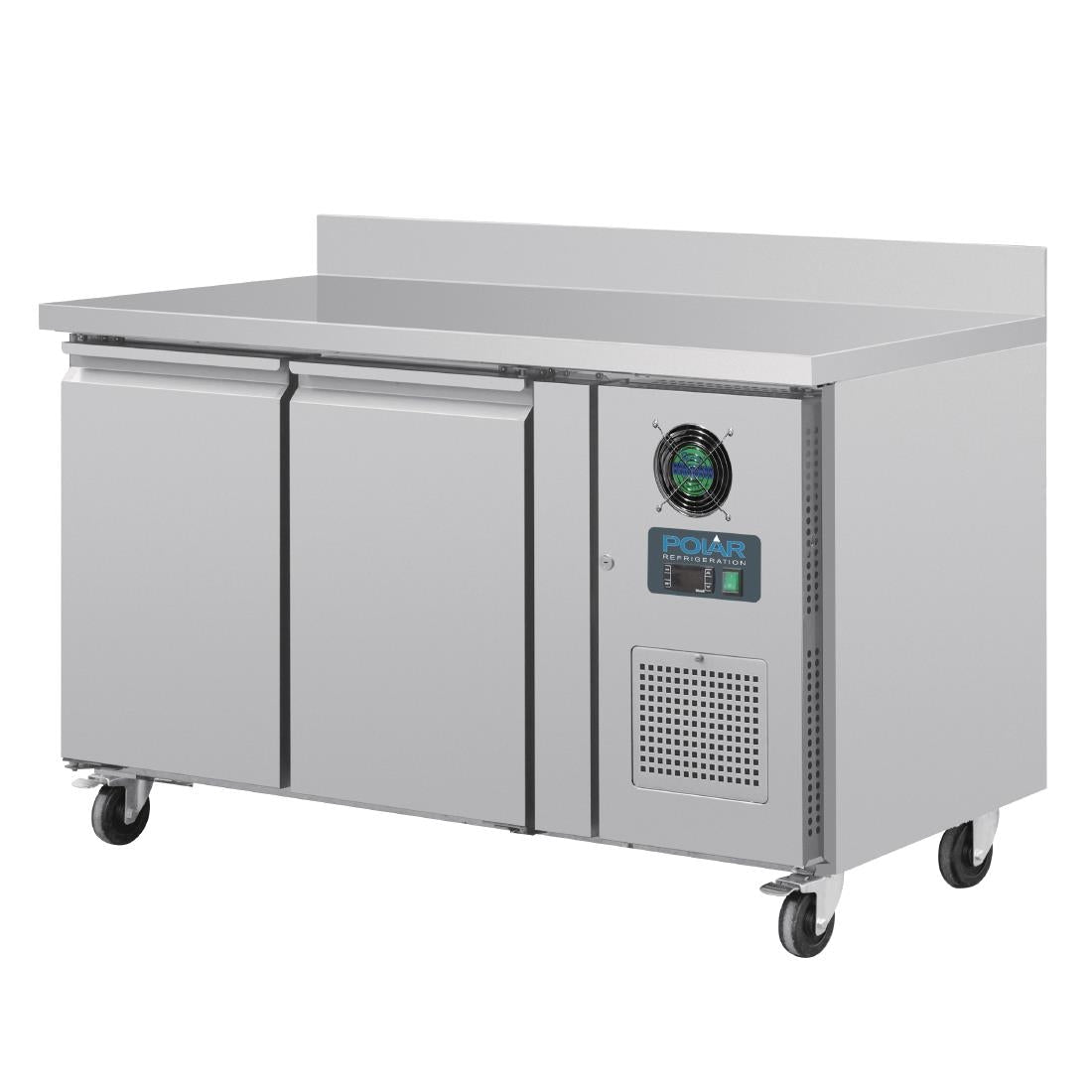 Polar U-Series 2 Door Counter Freezer with Upstand 282Ltr - DL916-A