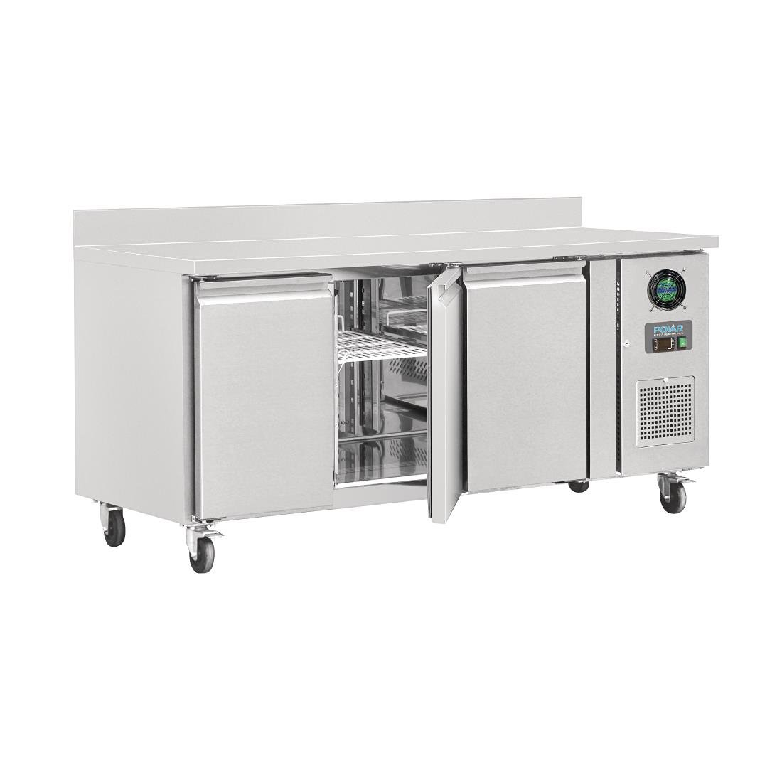 Polar U-Series 3 Counter Door Freezer with Upstand 417Ltr - DL917-A