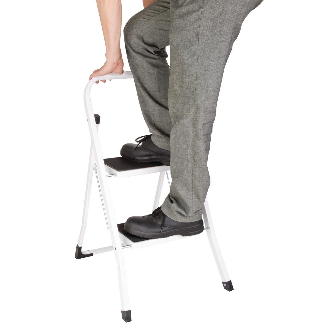 Vogue Folding Step Stool 2 Tread - F018