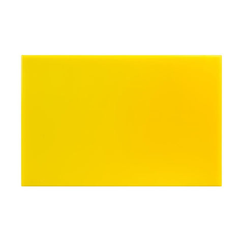 Hygiplas Antibacterial High Density Chopping Board Yellow - 455x305x12mm - F156