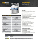 Hobart ECOMAX Glass / Dishwasher - 500X500 Racks - ECOMAX504-C
