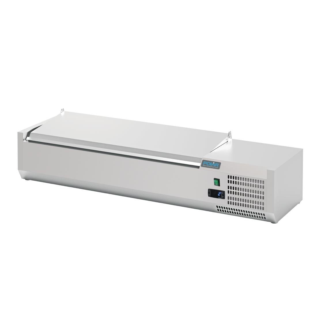 Polar G-Series Countertop Prep Fridge with Lid 5x 1/4GN - FA854-A