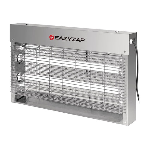 Eazyzap Brushed Stainless Steel bug zappers - 20W - FP985-A