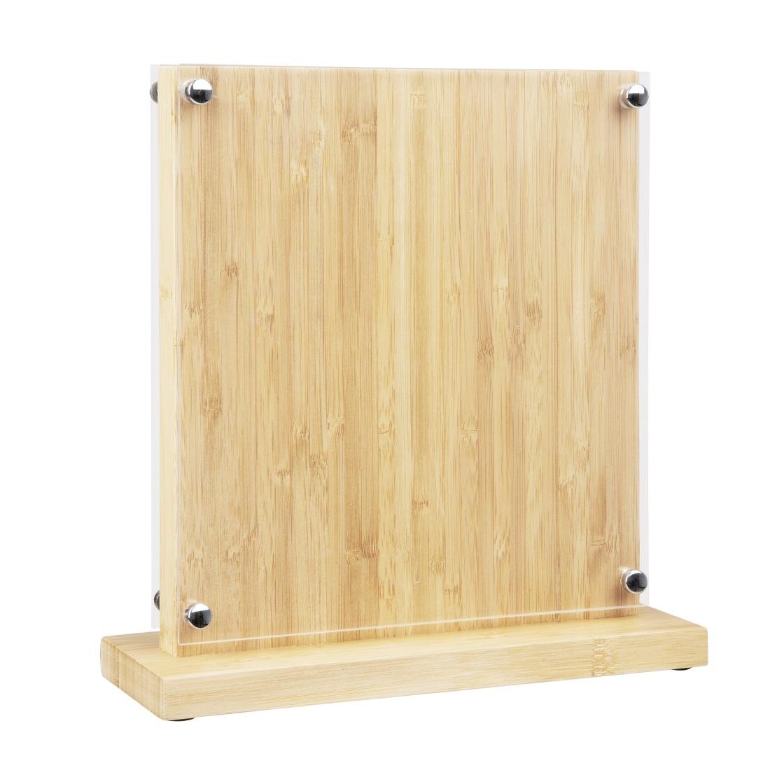 Vogue Wood Acrylic Magnetic Knife Block - FS663