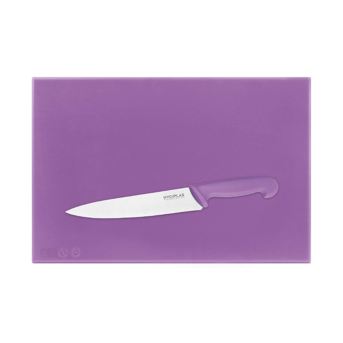 Hygiplas High Density Chopping Board Purple - 450x300x25mm - FX102