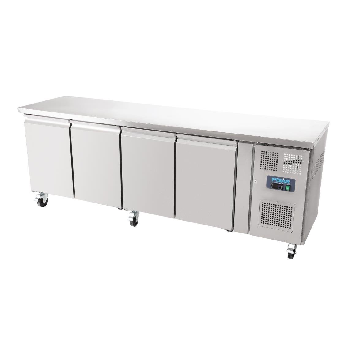 Polar U-Series 4 Door Counter Fridge 449Ltr - G379-A