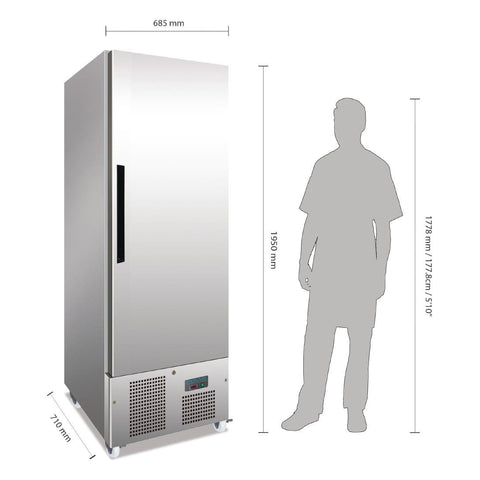 Polar G-Series Slimline Upright Freezer 440Ltr - G591-A