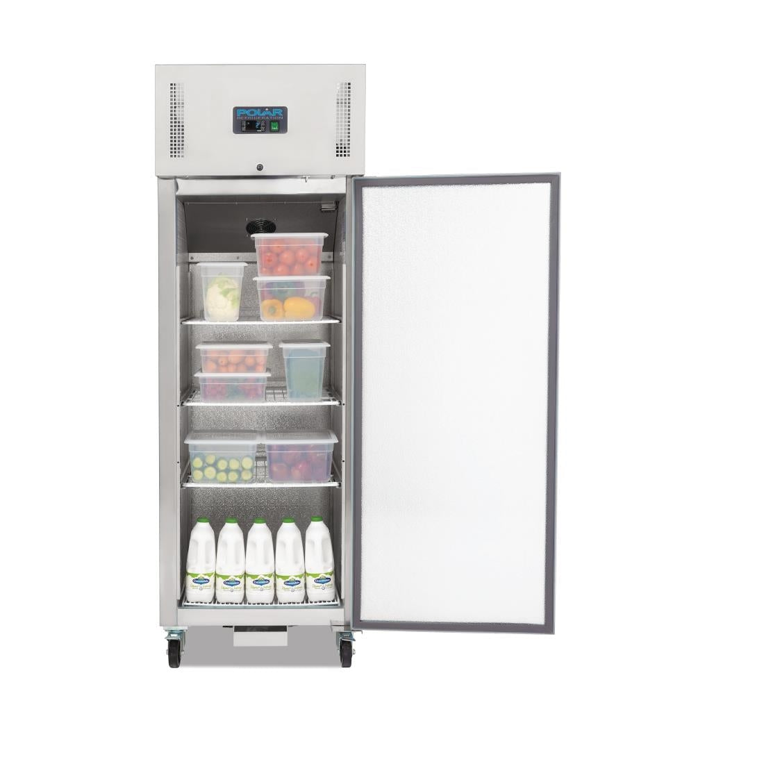 Polar G-Series Upright Fridge Stainless Steel 600Ltr - DL893-A