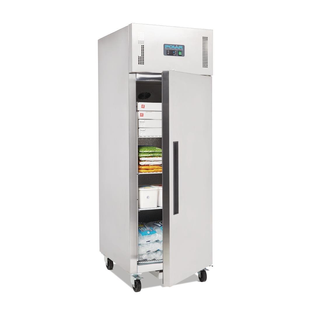 Polar G-Series Upright Freezer Stainless Steel 600Ltr - DL894-A