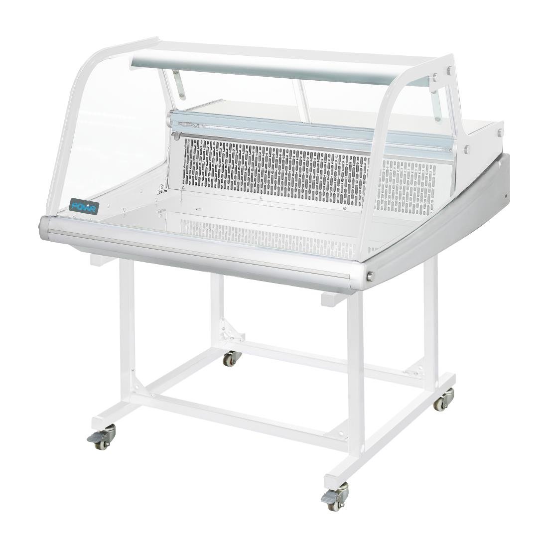 Polar Trolley Stand for G-Series Fish Display Serve Over Counter Fridge 175Ltr - GE978