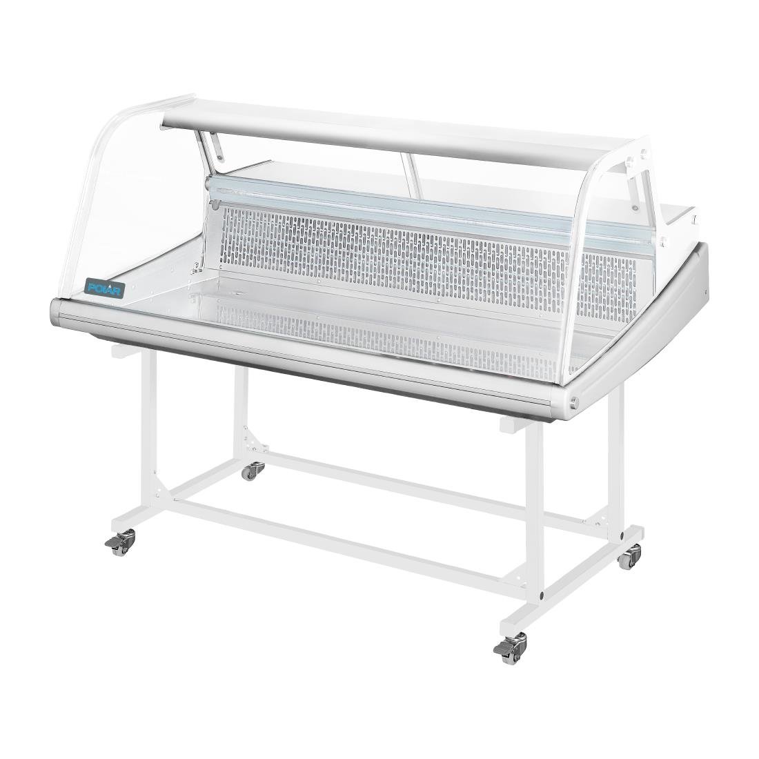 Polar Trolley Stand for G-Series Fish Display Serve Over Counter Fridge 255Ltr - GE979