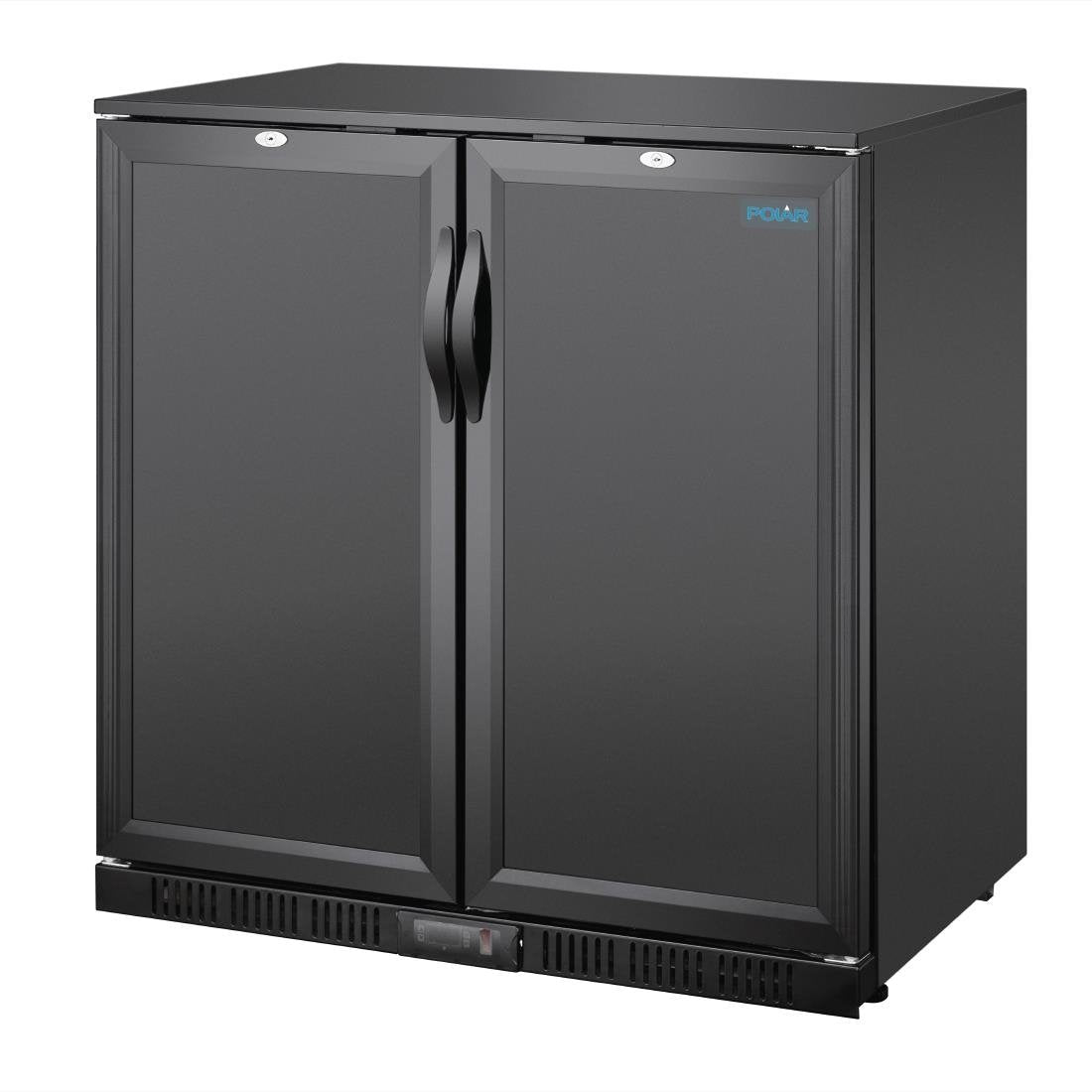 Polar G-series 850mm Double Door Back Bar Cooler Solid Door 198 Ltr - GE998-A