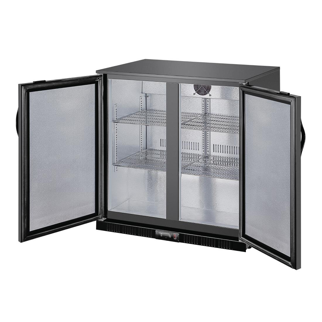 Polar G-series 850mm Double Door Back Bar Cooler Solid Door 198 Ltr - GE998-A