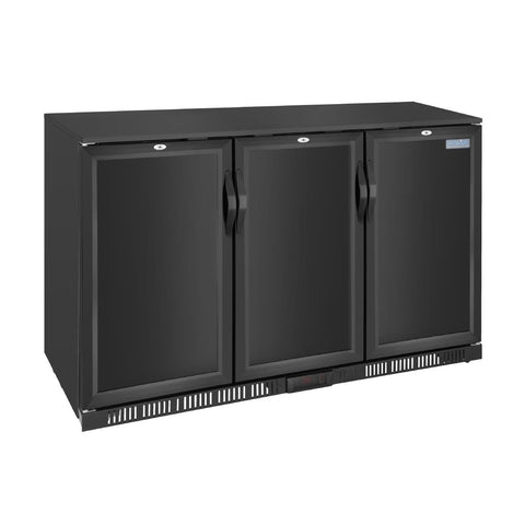 Polar G-series 850mm Triple Door Back Bar Cooler Solid Door 320 Ltr - GE999-A