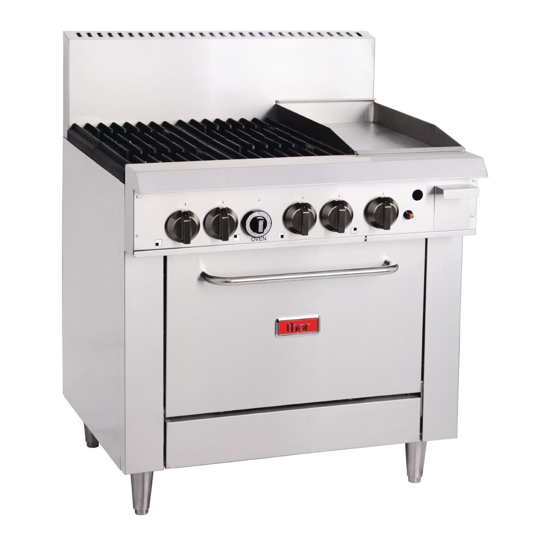 Thor 4 Burner Natural Gas Oven Range with Griddle Plate - GH102-N